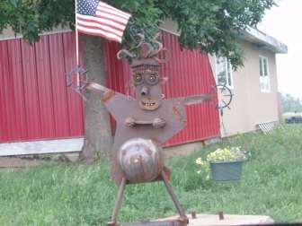 North Dakota yard art